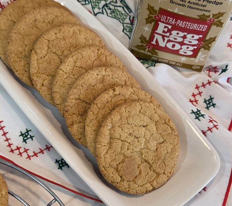Eggnog Cookies using Farmland Fresh Dairies Eggnog