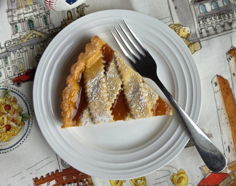 Apricot Crostata:  The perfect treat for Team Italy Dugout Espresso