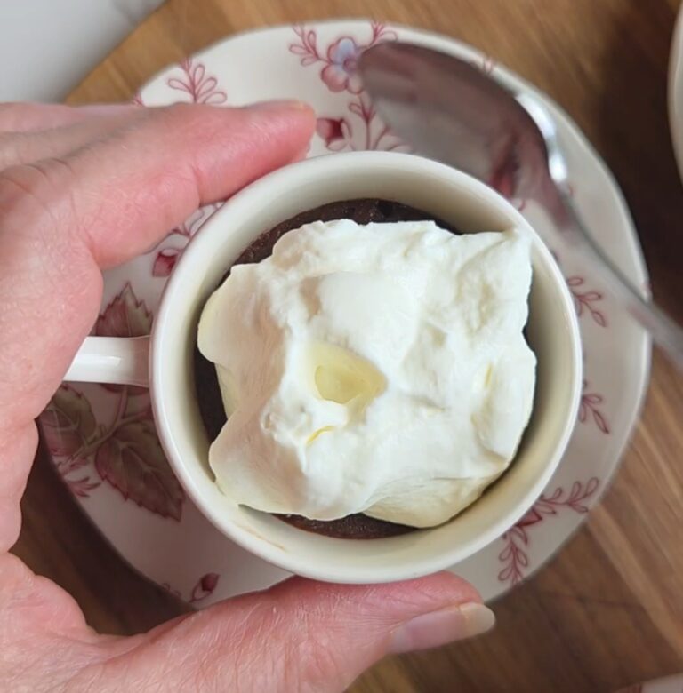 Deliciously Easy Espresso Mini Microwave Mug Cakes