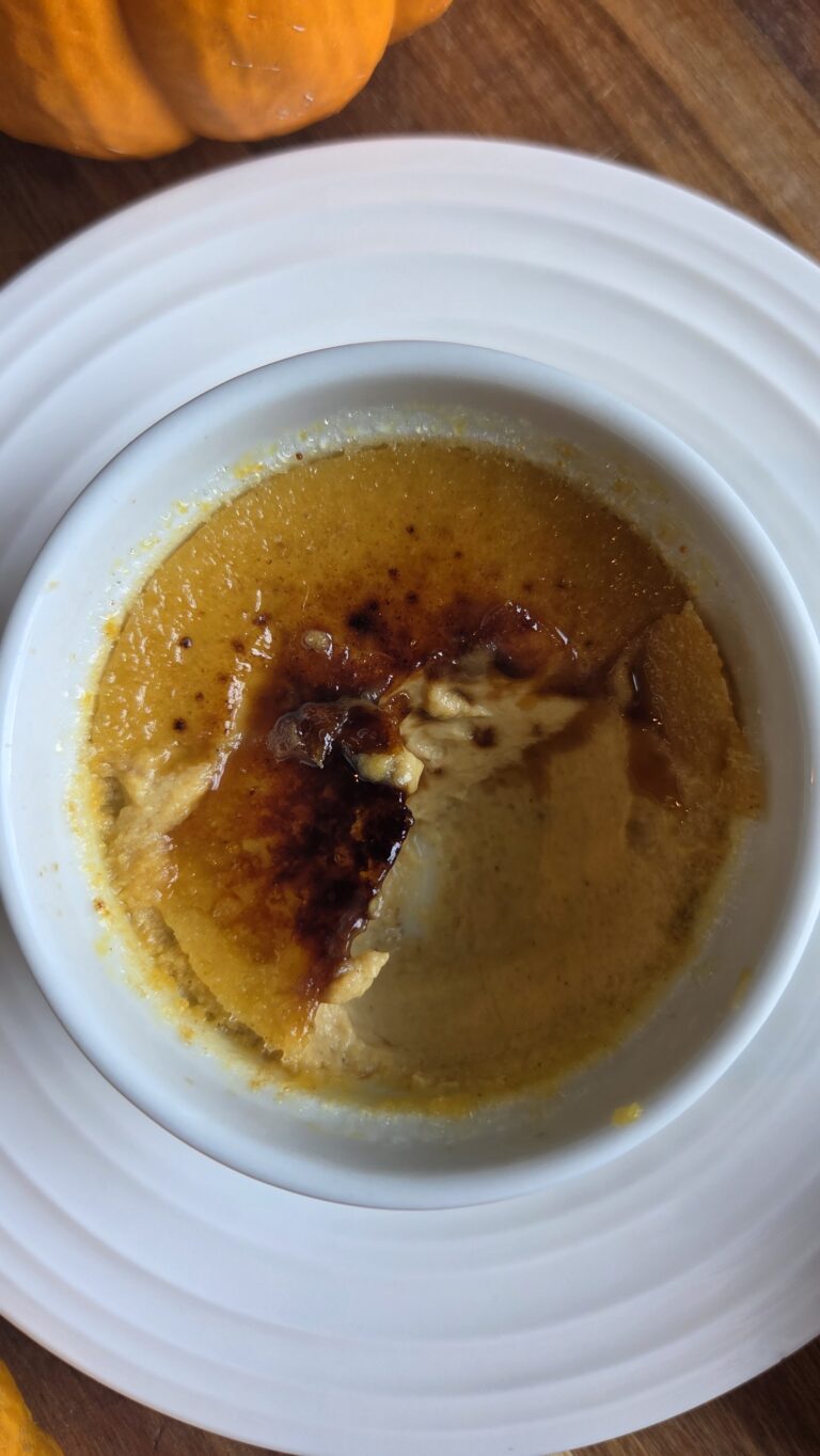 Easy and Elegant Pumpkin Creme Brulee
